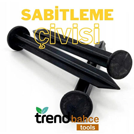 Çim sınırlayıcı siyah kazık 1 paket (50adet)