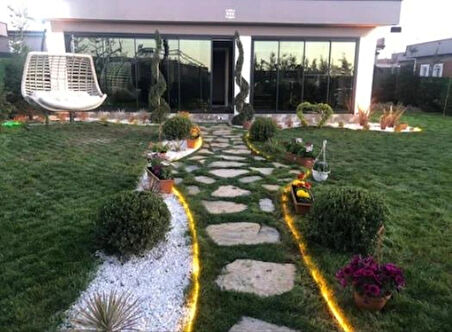 Led Takılabilir Çim Sınırlayıcı 25 MTL Çim Ayırıcı