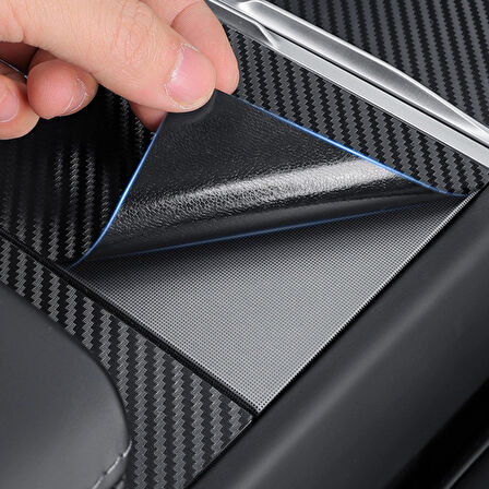 TESLA MODEL Y JUNİPER/MODEL 3 HIGHLAND Orta Konsol Koruyucu Karbon Fiber Görünümlü Kaplama