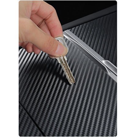 TESLA MODEL Y JUNİPER/MODEL 3 HIGHLAND Orta Konsol Koruyucu Karbon Fiber Görünümlü Kaplama