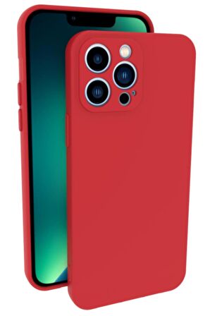 Apple iPhone 14 Pro Max Kamera Korumalı Rubber Silikon Kılıf