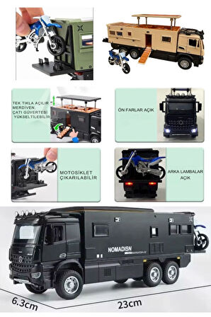 95620 SESLİ VE IŞIKLI ÇEK BIRAK MOTORLU OYUNCAK MODEL KARAVAN