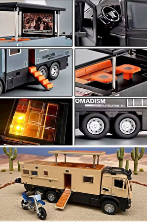 95620 SESLİ VE IŞIKLI ÇEK BIRAK MOTORLU OYUNCAK MODEL KARAVAN