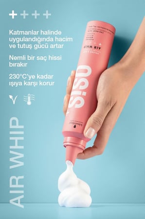 Air Whip Hacim Ve Tutuş Sağlayan Esnek Köpük 200ml + BC Kırık Uç Önleyici Serum 30ml