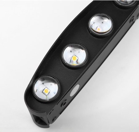 Kapri 15W Dekoratif Çift Yönlü LED Duvar Apliği - 8 LED'li Modern Tasarım, Cata Dış ve İç Mekan Aydınlatma Lambası, Siyah Kasa, Gün Işığı