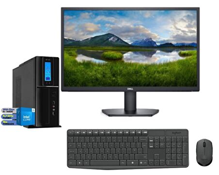 ZETTA FLEX PRO 450X İntel Core i5 14400 48GB DDR5 4TB SSD GT1030 FREEDOS SFF SLİM 23.8 FHD Monitör MASAÜSTÜ BİLGİSAYAR ZET450X9565020