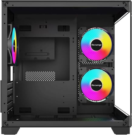 Nova 3 Rgb Fanlı Temperli Cam Panel Boş m-ATX Gaming Oyuncu Bilgisayar Kasası