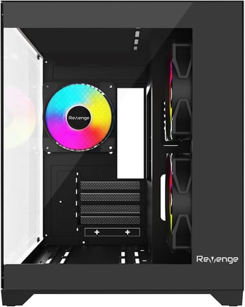 Nova 3 Rgb Fanlı Temperli Cam Panel Boş m-ATX Gaming Oyuncu Bilgisayar Kasası