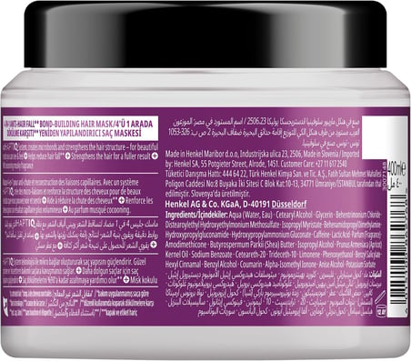 Gliss Full Hair Wonder Saç Dökülme Karşıtı Saç Maskesi 400 ml