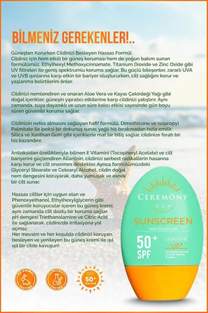 GÜNEŞ KREMİ 50+SPF YAĞLI CİLT.