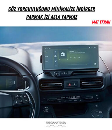 Opel Combo 2024 Navigasyon ve Multimedya Uyumlu Mat Ekran Koruyucu