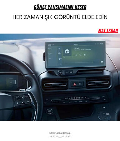 Opel Combo 2024 Navigasyon ve Multimedya Uyumlu Mat Ekran Koruyucu