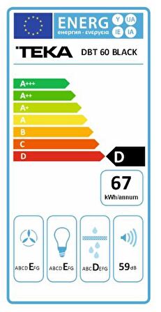 TEKA DBT 60 SİYAH DAVLUMBAZ