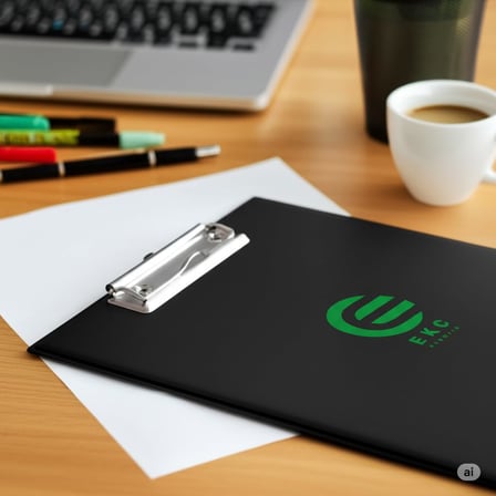 A4 Kapaklı Sekreterlik Siyah, Bloknot Yazı Tablası, Clipboard
