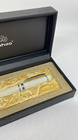 JINHAO Lüks Beyaz Sedef Roller İmza Kalemi