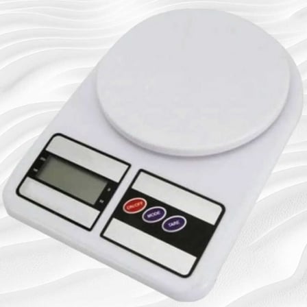 Hassas Dijital Mutfak Tartısı | 10 Kg'a Kadar |  1 gr Hassasiyet | LCD Ekranlı Fitness Yiyecek Hazırlama Sporcu Mutfak Terazisi