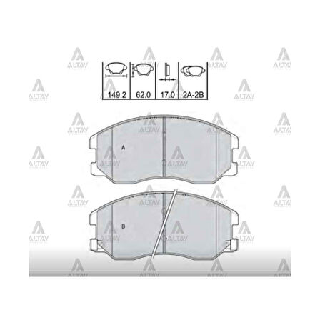 FREN BALATA CAPTIVA 07-11 / OPEL ANTARA 07-14 ÖN