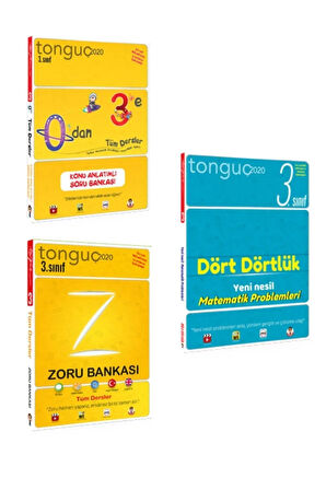 Tonguç 3 Sınıf Tüm Dersler Konu Zoru Bankası Ve Matematik Seti
