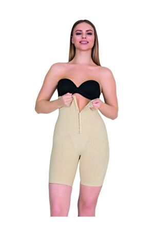 Kadın Ten Rengi Agraflı Korse