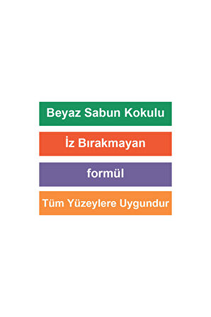 Happy Beyaz Sabun Kokulu Mop Yer Temizlik Havlusu 50 li x 3 Adet