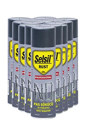 Selsil Pas Sökücü ve Yağlayıcı Sprey 200 ml - 36 Adet