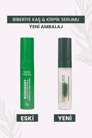 Bade Natural Biberiye Yağı Kaş Kirpik Bakım Serumu 10 ml