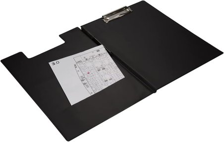 333S A4 Pvc Kapaklı Sekreter Tablası,Sekreterlik,Sekreter Bloknot,A4 Kapaklı Sekreterlik,Siyah