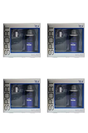 Rebul Sport Gift Set Parfüm 50ml &deo 150ml 4 Adet Erkek Edt