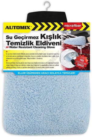 Automix Su Geçirmez Temizlik Eldiveni | Dayanıklı ve Kaymaz Yüzeyli | Araç ve Ev Temizliği İçin