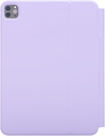 Ipad Air 11 2026 8.Nesil M4 çinli için Uyumlu TouchPad Case Magic Keyboard Aydınlatmalı Klavyeli Tablet Kılıfı (Lila)