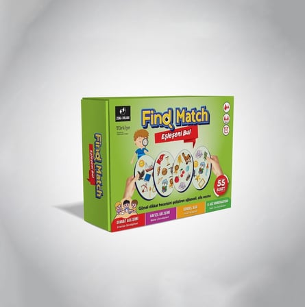 Find Match (Eşleşeni Bul - Kutu Oyunu - Oyuncak - Aile Kutu Oyunu)