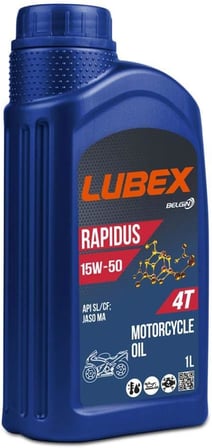 Rapidus 15W/50 1 Lt - 4 Zamanlı Motosiklet Yağı