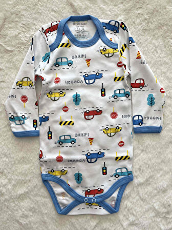 Araba Desenli Çıtçıtlı Badi