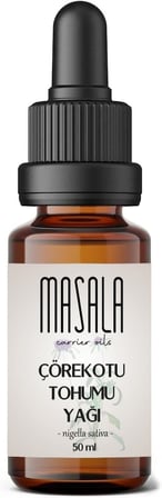 Çörekotu Yağı 50 ml. Soğuk Pres (Black Cumin Seed Carrier Oil)