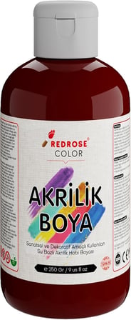 Bordo Akrilik Boya 250 gr