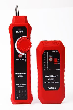 WH682 Kablo Bulucu Kablo Test Cihazı BiliBili Wire Tracker Çantalı