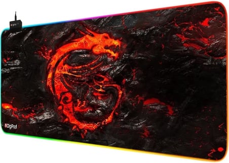 Digipod Rgb Oyuncu Mousepad Rgb 70 x 30 Gaming Oyuncu Mouse Pad Kaymaz Taban 4mm DRAGON