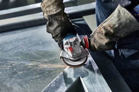 Bosch 1 x PRO Metal X571 Yelpaze Taşlama Diski, Açılı Tasarım, Fiber, Küçük Açılı Taşlama Makinesi için (Çelik, Paslanmaz Çelik, Ø 125 mm, Granülasyon 60, Profesyonel Aksesuar, Küçük Açılı Taşlama