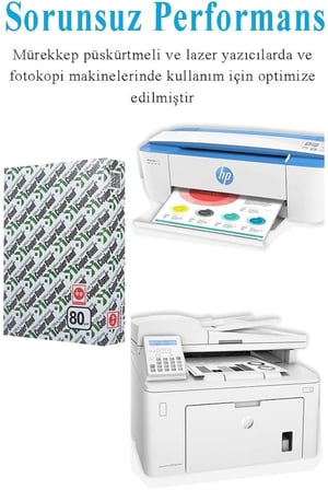 Fotokopi Kağıdı A4 80 Gr 500 Lü 1 Paket Copierbond Fotokopi Kağıdı Lazer Inkjet Ve Fotokopi Makineleri Için Uyumlu