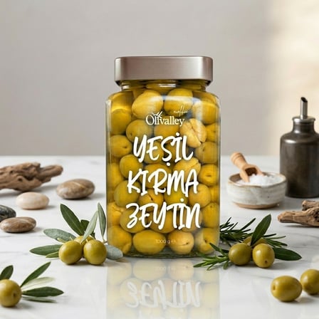 Yeşil Kırma Zeytin 1000 g