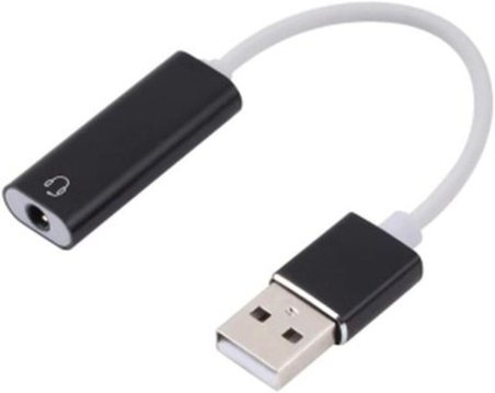 USB den Mikrofonlu Kulaklık Çevirici (USB To 3.5 mm Jack) Playstation Uyumlu Bilgisayar Ses Kartı Kablosu 3.5 mm Jack (Dişi) Girişli Ses Adaptörü 7.1 Dönüştürücü PS3 PS4 PS5 Uyumlu (Beyaz)
