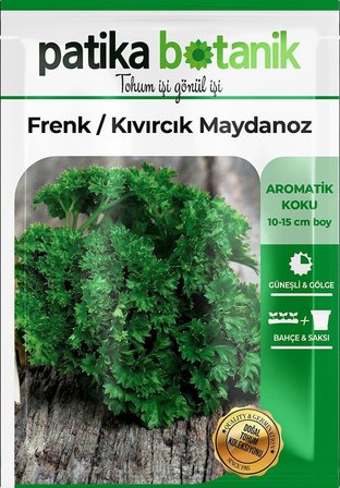 2500 Adet Frenk/Kıvırcık Maydanoz Tohumu