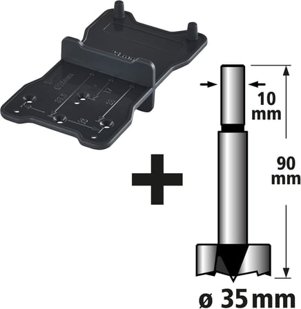 8728000 Forstner matkap ucu Ø 35 mm + Markierhilfe
