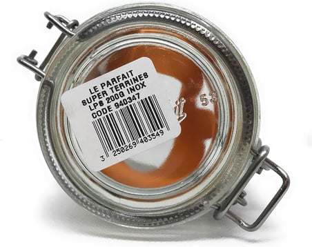 Super Terrines Klipsli/Contalı Cam Kavanoz 200 ml