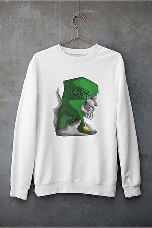 Doctor Baskılı Unisex Sweatshirt, Oversize Marvel Doomsday Sweatshirt