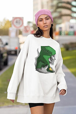 Doctor Baskılı Unisex Sweatshirt, Oversize Marvel Doomsday Sweatshirt