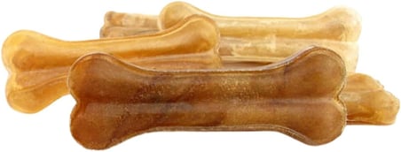 Naturel Beyaz Pres Köpek Çiğneme Kemiği 5'Li 7,5Cm (7,5 Cm, Tatlandırıcısız)