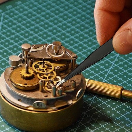 Kaşlar için Cımbız Seti,Hassas Cımbız Seti | Anti-statik Cımbız Seti Paslanmaz Çelik Cımbız Seti,Profesyonel Hassas Onarım Aracı Saat ve Lehimleme için Taşınabilir Temizleme Cımbızı