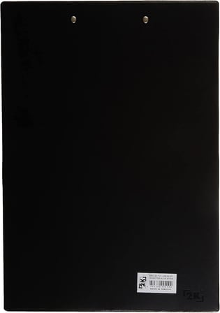 444S A4 Pvc Kapaksız Sekreter Tablası, Siyah
