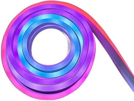 5 Metre USB Bağlantılı RGB Pixel Neon LED - Kumandalı, Bluetooth ile Kontrol, Zamanlayıcılı Esnek Şerit Işık - Cata - CT-4567